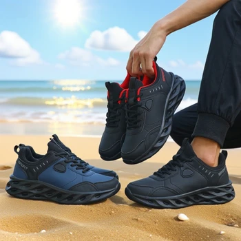 عالية الجودة النساء أحذية رياضية جديدة الانزلاق على تنفس شبكة الرجال ضوء امتصاص الصدمات تنس أحذية مشي بلون أحذية رياضية الرجال 6