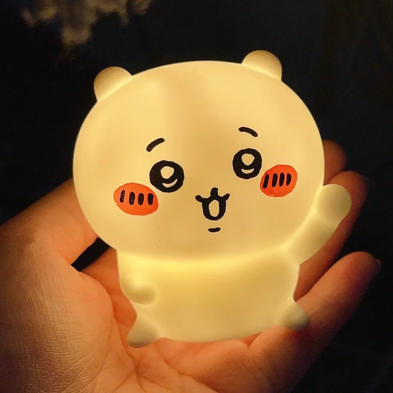 Kawaii Chick Bedroom Desktop Decoration Cartoon Vinyl Doll Night Light - Luminous Surprise Gift