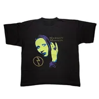 T-shirt décontracté abstrait Marilyn Manson, marque de luxe pour hommes et femmes, collection 2026 2