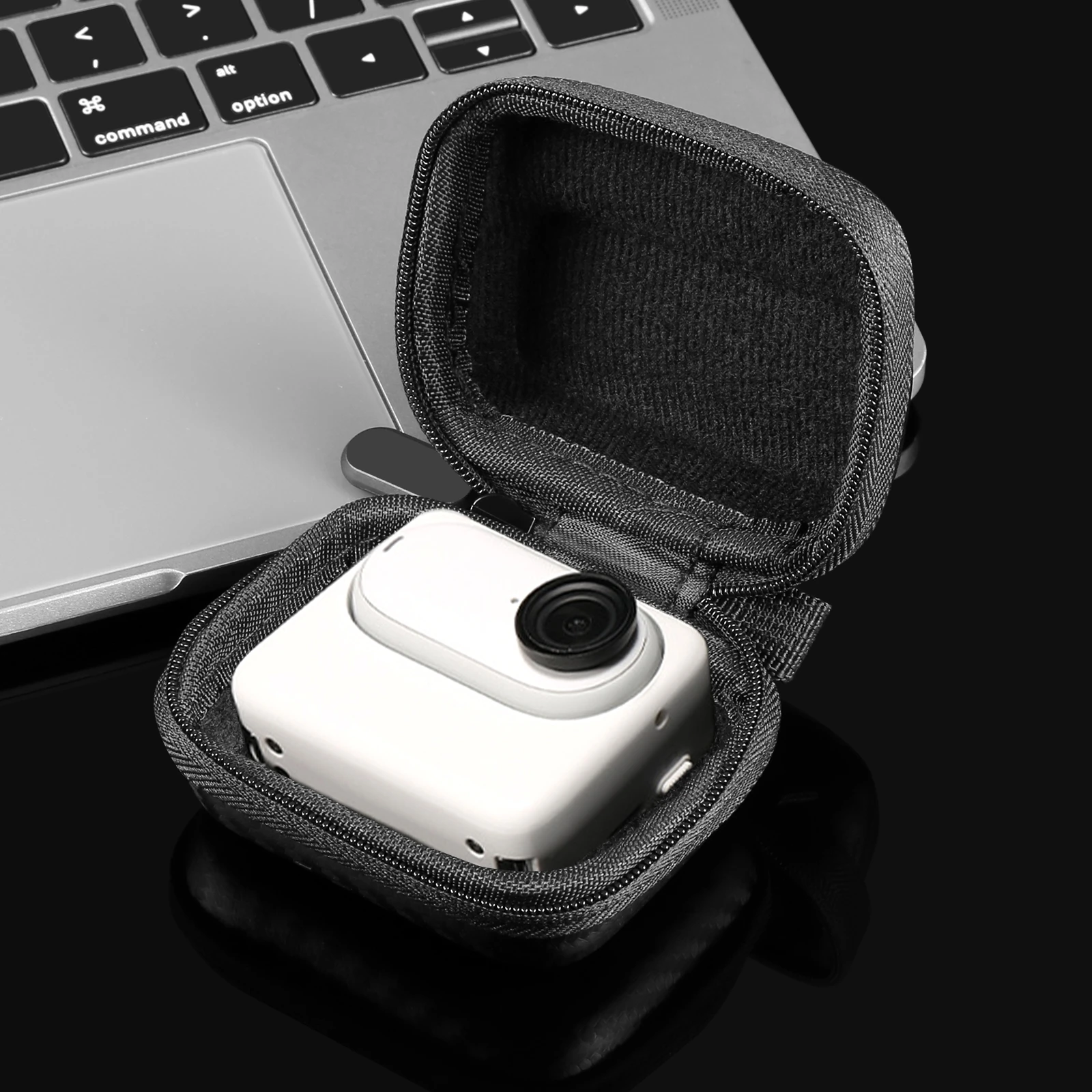 For Insta360 GO 3 / GO 3S PULUZ Mini Body Bag Portable Carbon Fiber EVA Storage Bag