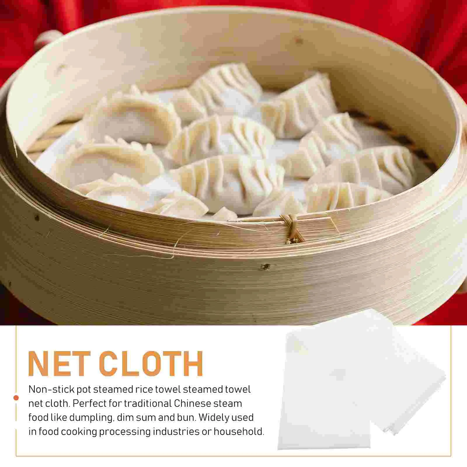 Steamer Liner Rice Liners Steamed Towel Pot Non-stick Steaming Pad Accessories Cooker White Tedron