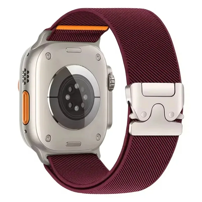 Breathable Nylon Loop Strap for Smartwatch - Adjustable & Comfortable Wristband