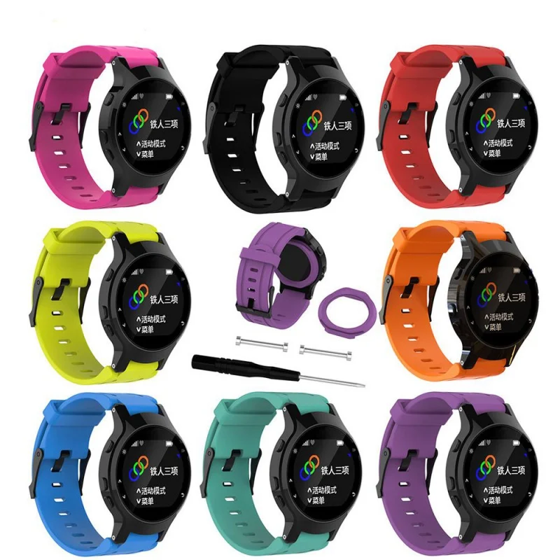 

Силиконовый сменный ремешок для наручных часов, Ранняя Обложка для Garmin Forerunner 225, ремешок для наручных часов с инструментом, ремешок для занятий спортом на открытом воздухе, браслет