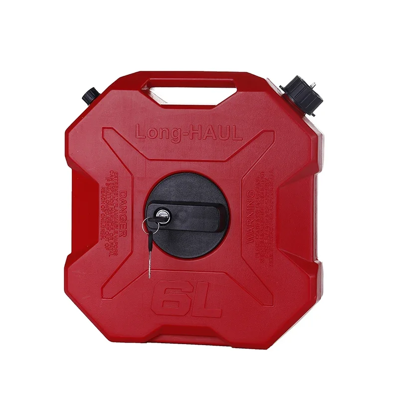 6L ATV UTV Motorcycle Spare Jerry Can Gas Fuel Tank Petrol Container Gasoline Petrol Tank Canister Motorcycle Car Accessories Petrol Can Motorcycle Fuel Container