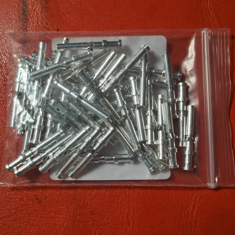 

50PCS Crimping pin CK1,6-ED-0,37BU AG - 1663394【CONTACT H.D. CRIMP SKT 22-26AWG】