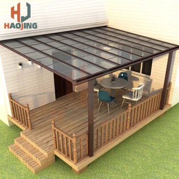 Personalizzazione di lusso Gazebo in alluminio 6x3 tenda da esterno giardino padiglione in metallo Terrazza Cortile tenda Baldacchino parasole impermeabile 1