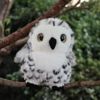 Snowy Owl High Fidelity Anime Cute Plushie Falcon Bird Plush Toys Lifelike Animals Simulation Stuffed Doll Kawai Toy Gifts Kids 1