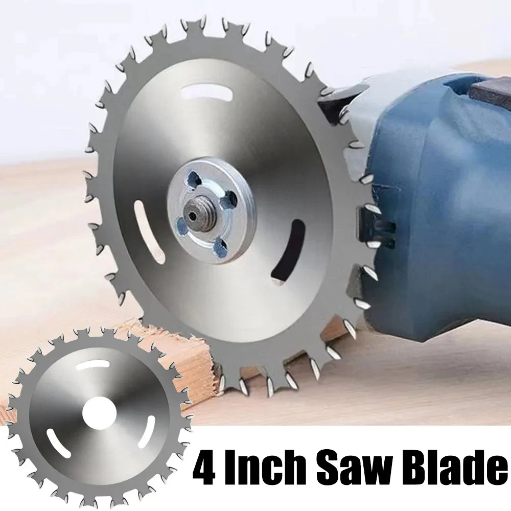 

Alloy Circular Saw Blade Wood Cutting Disc Wheel Two Way Woodworking Saw Blades 4 Inches Multitool for Power Tool Angle Grinder