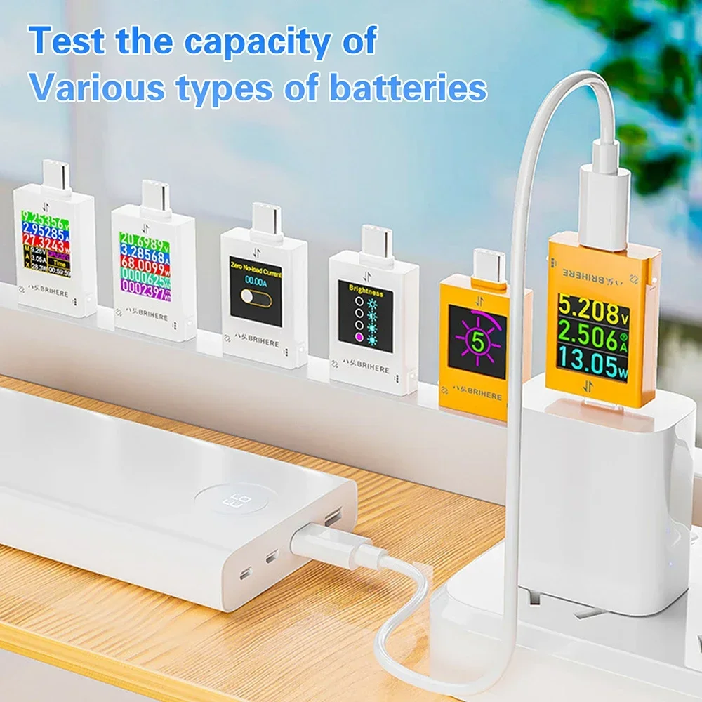 Color Screen USB Power Tester for Fast Charging Devices