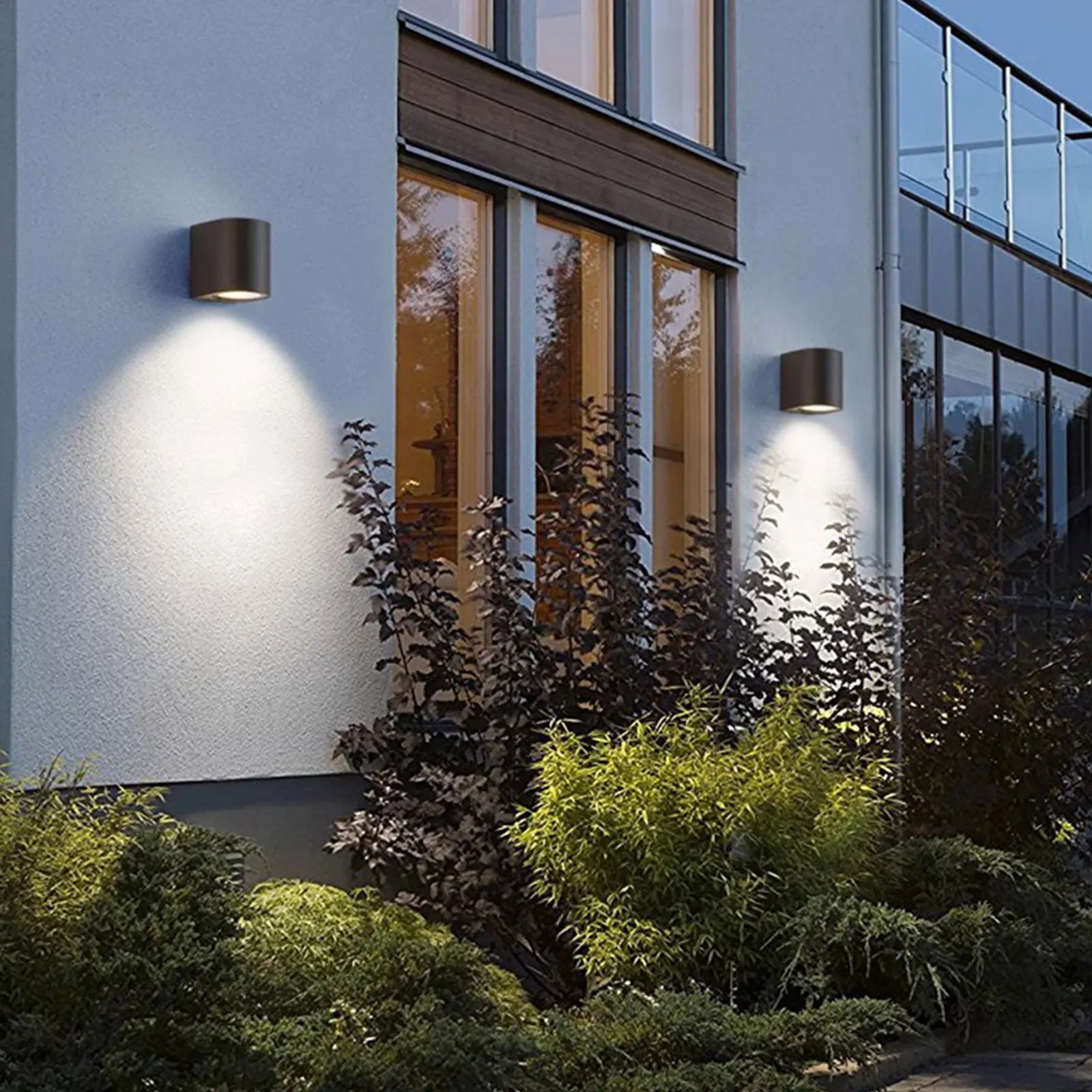 Wall Light Led Wall Lamp Outdoor Waterproof AC85-265V 3W 6W Up & Down ABS Lighting Garden Decoration Wall Light For Indoor Livingroom Light