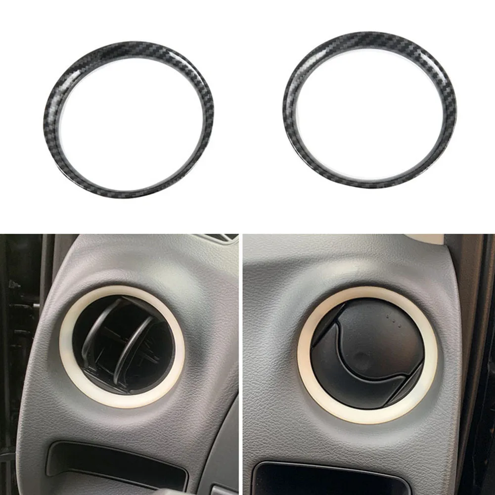 

2pcs Decorative Stickers Air Outlet Tape Ring For Nissan Navara 2015-2021 Against Scratch Scuff And Crack Easy Installation