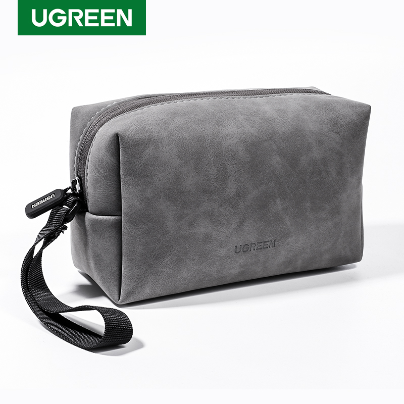 [Limited Offer] UGREEN Organizer Bag Storage Case for Wired Headphones Earphone USB Cable Charger PC Digital Accessories Bag