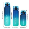 Gradient Water Bottle - 1000ml/600ml/750ml Capacity Outdoor Camping Gym Suitable Holiday Gift Birthday 2