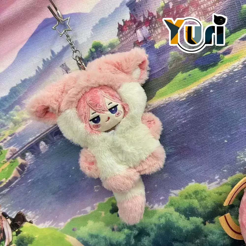 

Yuri Game Genshin Impact Yae Miko Fox Clothes Costume For 10cm Plush Doll Toy Cute Cosplay Fan Gift C MT