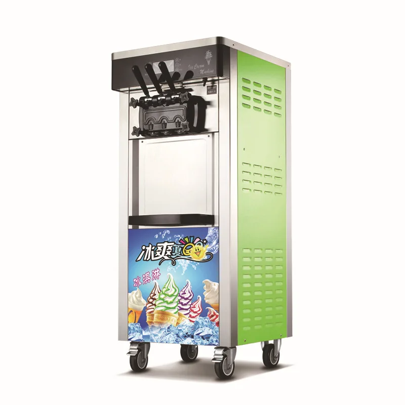 

Hot Sale Professional 3 Heads Automatic Soft Ice Cream Making Machine