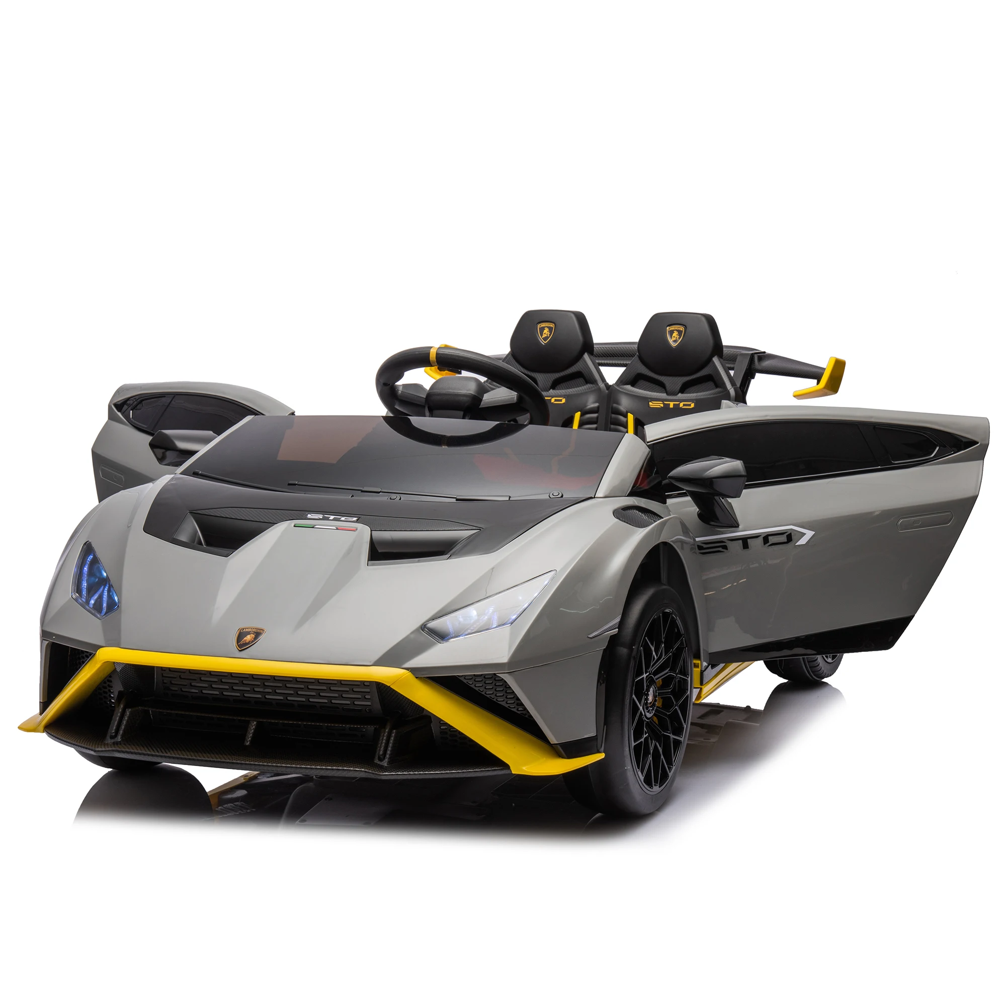 24V Kids Electric Ride-On Drift Car: Speeds 1.86-5.59 MPH, Ages 3-8, Foam Front Wheels, 360&deg; Spin, LED Lights, Dynamic Music
