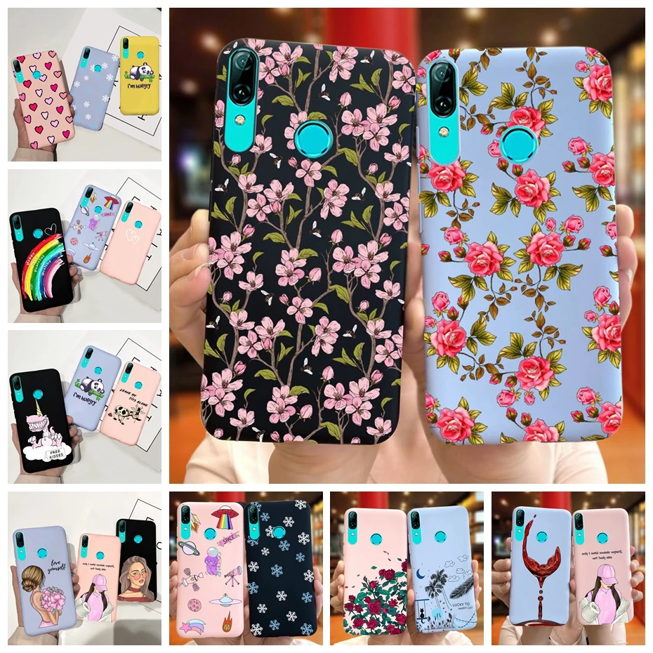 Per Huawei P Smart 2019 Custodia Per Telefono Pot-Lx1 Huawei P Smart Fig-Lx1 Custodie In Silicone Fiore Carino Funda Per Huawei P Smart 2018 2019