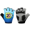 Retro Half Finger Cycling Gloves Shockproof Outdoor Sports Gloves Unisex Classic Team Bike 4