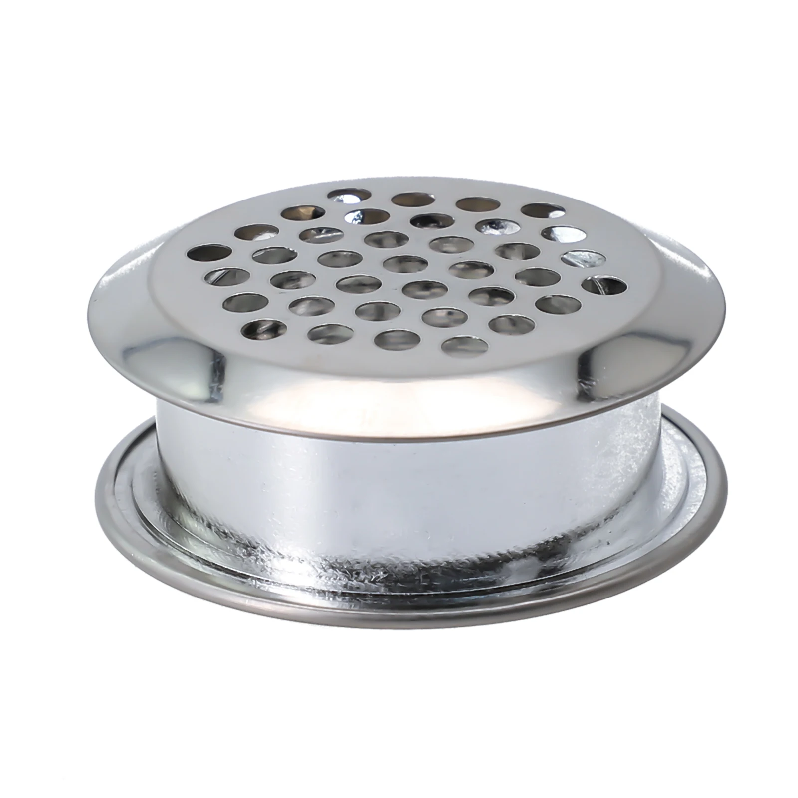 

2Pcs Air Duct Vent Round Cabinet Air Vent Grille Wardrobe Cabinet Metal Ventilation Plugs Stainless Steel Mesh Hole Plug Cover