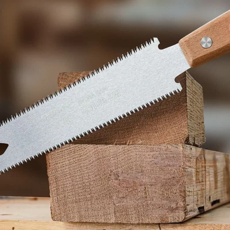 310MM Steel Saw Double Edged Japanese Pull Saw Flexible Blade Hand for Woodworking Cutting