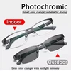 Blue Light Glasses Photochromic Sun Glasses Half-frame Business Style Myopia Glasses Diopter 0 To -6.0 Glasses for Men 1
