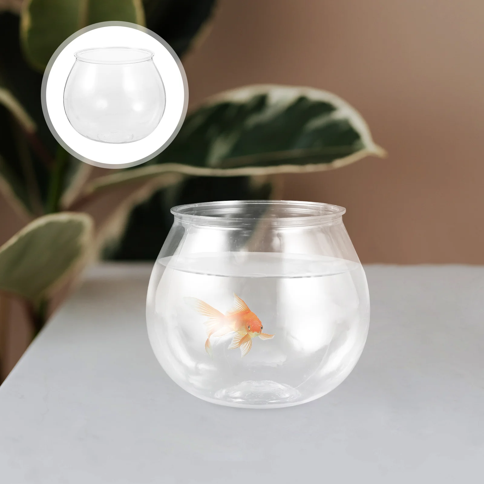 Fish Aquarium Clear Fish Bowl Round Aquarium Transparent Fish Tank Small Goldfish Aquarium