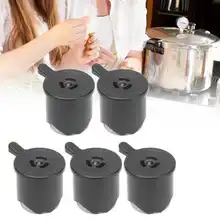 

5Pcs Steam Release Handle Lightweight Portable Wearable Durable ABS Pressure Cooker Valve Pressure Pressure Cooker Seal Ring