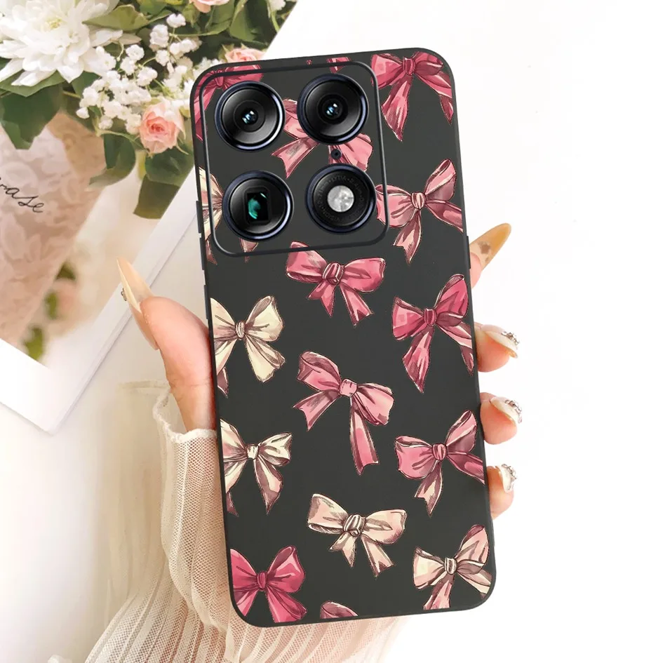 Floral Marble Soft Silicone Protective Case