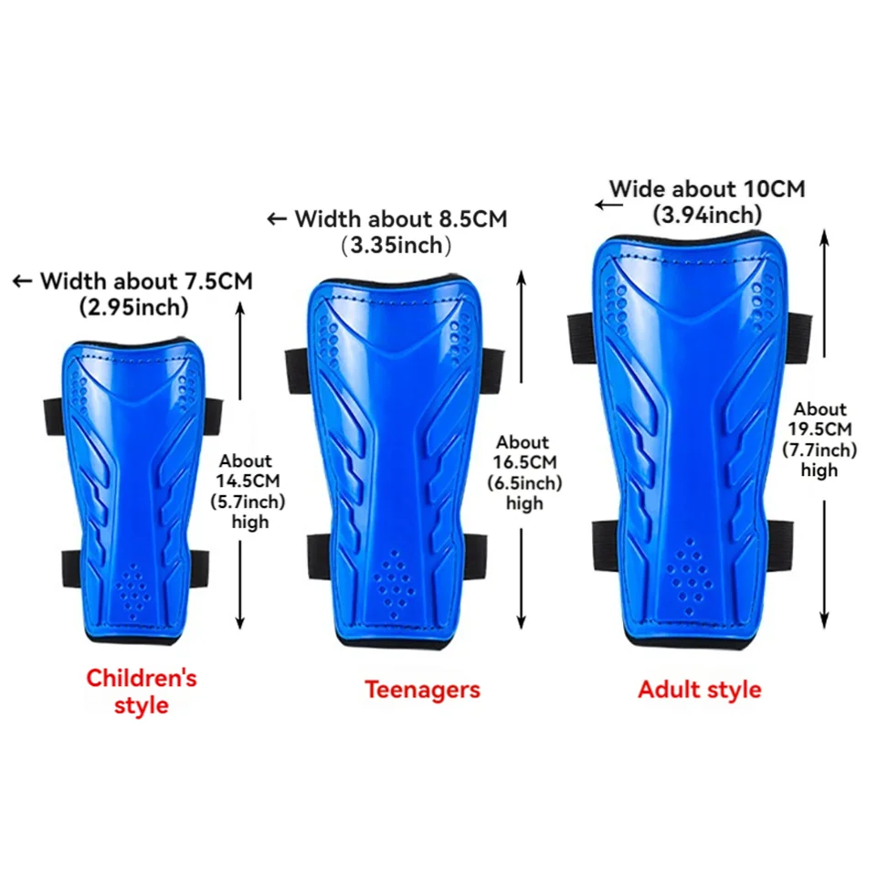 Football Strap Protection Gear GOBYGO Elastic Binding Training Professional Kid Soccer Shin Guard Board Adult Knee Leg Support soccer shin guards,shin guard pads