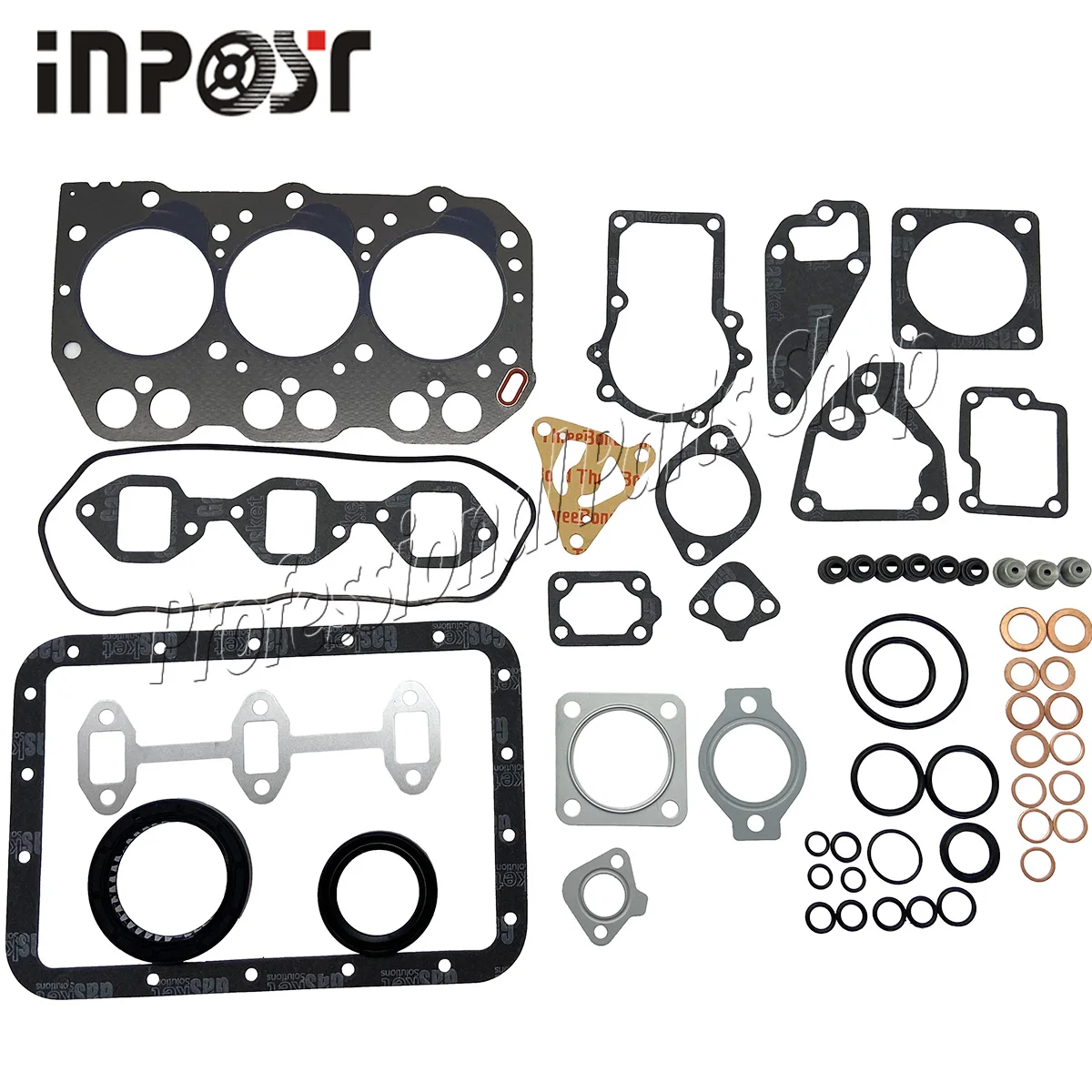 

3TNA72 полный комплект прокладок для дизельного двигателя Yanmar