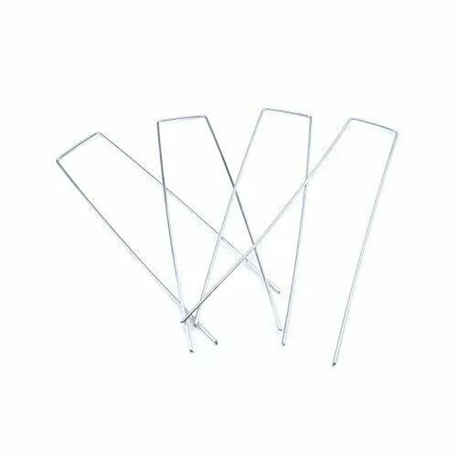 U Alakú Kerti Tétek 40 Puffer Alátéttel 15 Cm -Es Horganyzott Csapok Tartós Talajtakarók A Mesterséges Fű Tartásához - Image 6
