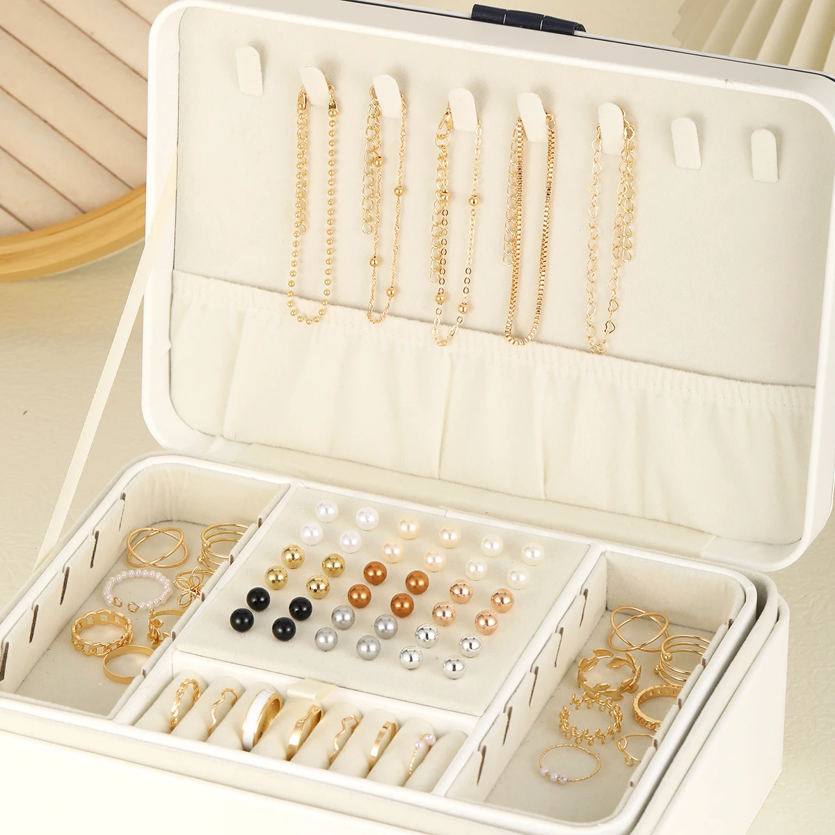62-Piece Chic Jewelry Set Collection - Jewelry Sets for Women with Earrings, Rings,Bracelet Stylish Accessories for Daily Outfit