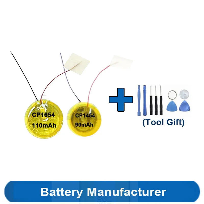 Strumenti Regalo + 90Mah Cp1454 110Mah Cp1654 Batteria Per Bose Soundsport Pulse / Free Bluetooth Auricolare Vivavoce Batterie Akku
