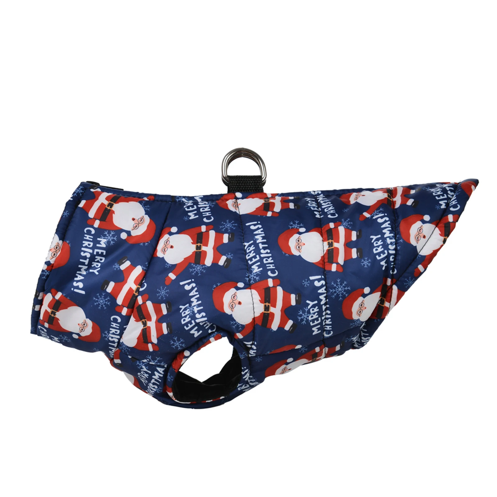 Dog Christmas Vest Coat for Small Medium Girl Boy Dogs Puppy Clothes Harness Waistcoat with D-Ring for Leash