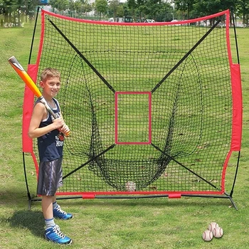 Strike Zone Target Adjustable Baseball Pitching Net Training Aids Practice Accuracy Training Throwing for Baseball Softball Net 1