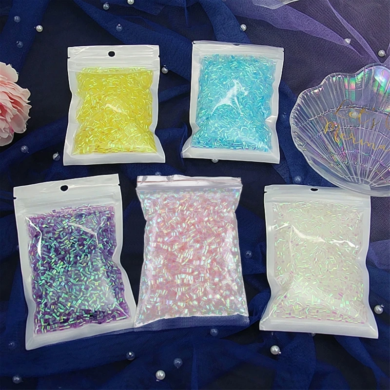 Kids Sprinkles Beads  Toy for Floam Filler Particles Accessories Kids Filler DIY Supplies for Creative  Ball 2