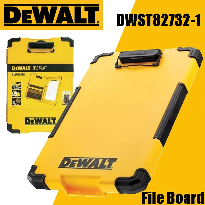 Porte-Documents TSTAK DEWALT DWST82732-1 - Range Outils Professionnel - Compatible Système TSTAK