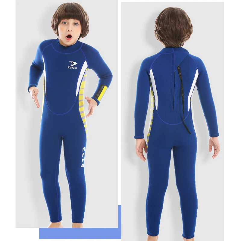 Wetsuits Kids 3mm/2.5mm, Neoprene Wet Suits in Cold Water Full Body Dive Suit for Diving Snorkeling Surfing Swimming Canoeing