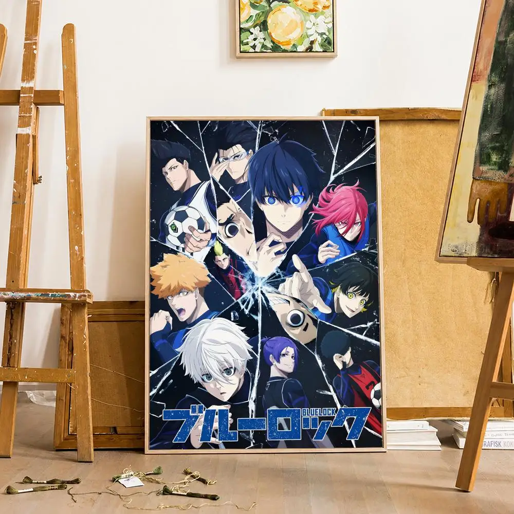 Blue Lock Anime Art Self-Adhesive Waterproof Wall Sticker Decor