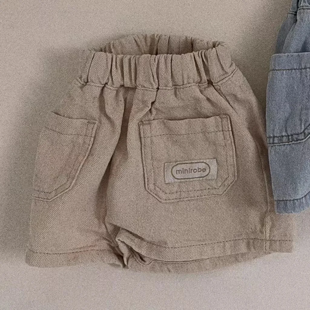 2023 Summer New Baby Denim Shorts Infant Girl Vintage Shorts Cotton Toddler Boy Fashion Denim Shorts Kids Clothes