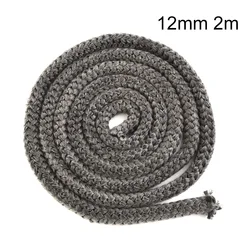10/12mm Fireplace Sealing Rope Wood Burning Stove Door Self-Adhesive Fiberglass Sealing Cord For Boiler Industrial Oven Gasket