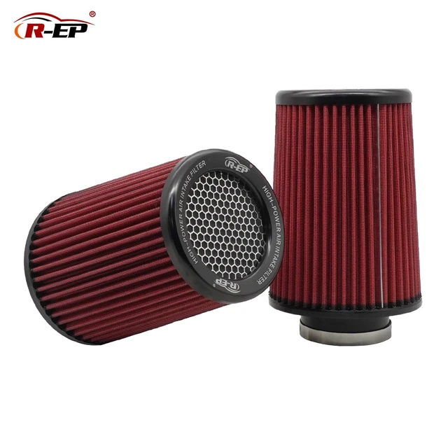 FILTRO ARIA SPORTIVO A CONO UNIVERSALE CONICO ASPIRAZIONE PER AUTO 90mm  SOUND