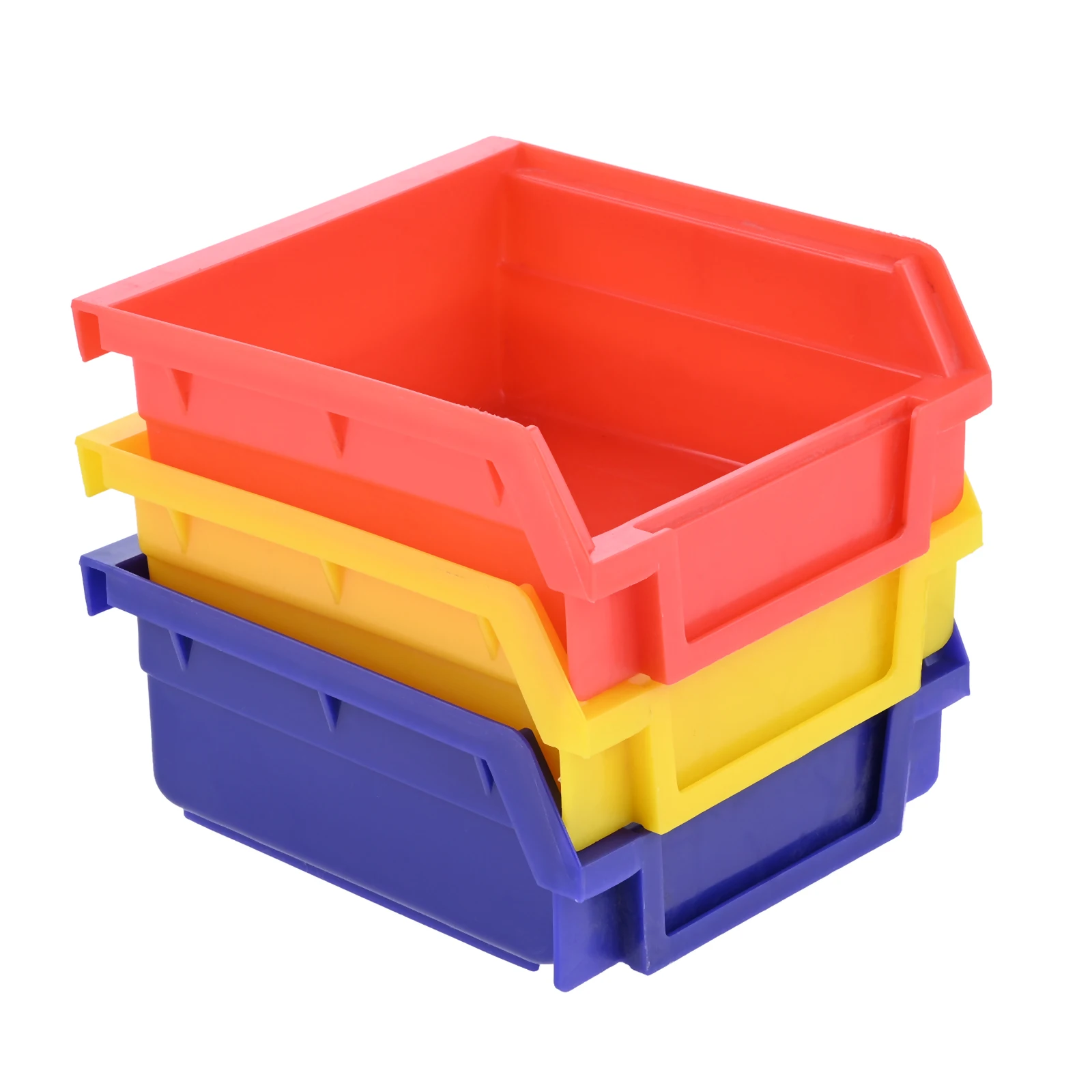 Stacked bins showing color options