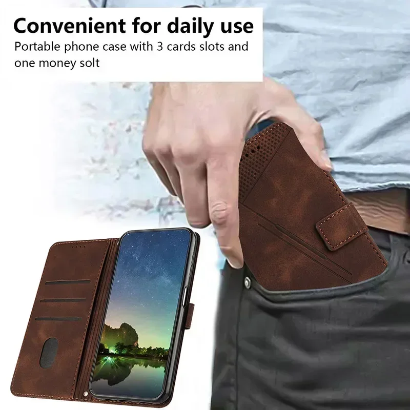 Magnetic Leather Flip Cover Wallet Phone Case