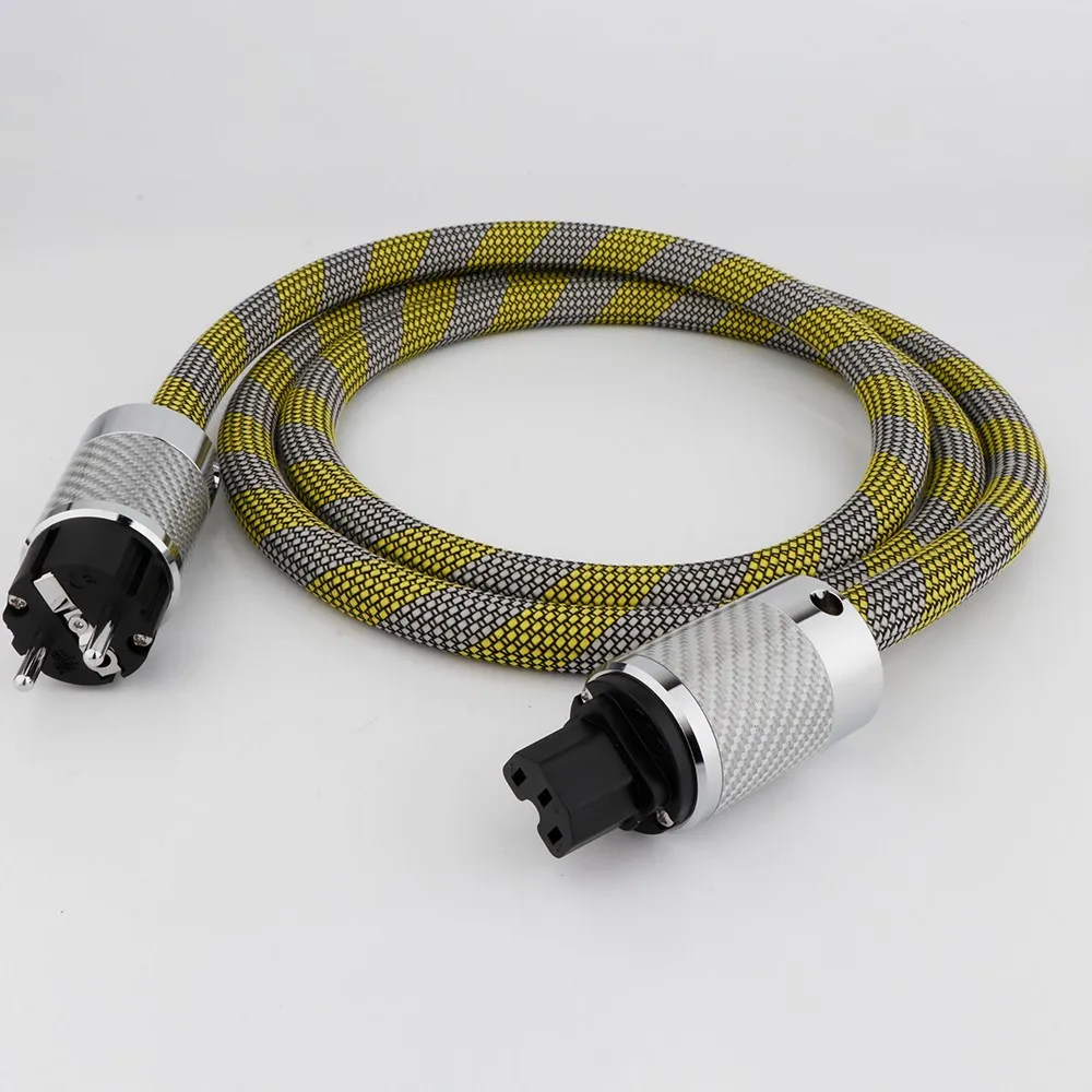 HiFi Ŀ ̺ 125V 15a ̿  Ŀ ڵ ī ̹ ÷ + IEC320 C13 ĿͰ ִ  AC  ̾