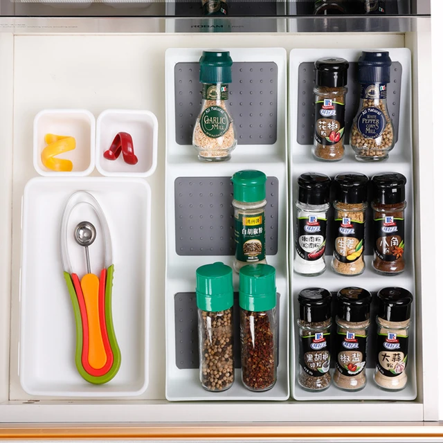 Drawer Spice Organizer Jars, Best Spice Organizer Cabinet