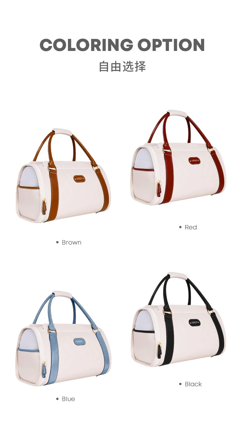 Title 4, Loudik-Luxury Cat Carrier Bags, Portable Made L...
