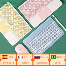 

Wireless Bluetooth Keyboard Teclado for iPad Xiaomi Samsung Huawei Tablet Android IOS Windows