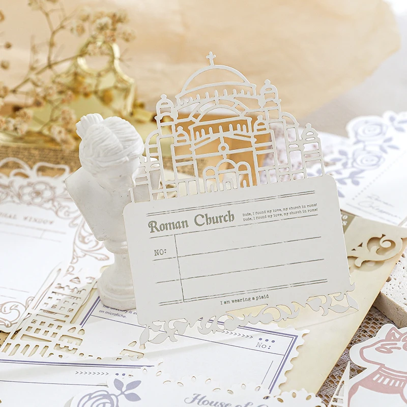 Journal GO 10pcs/lot Cut out Material Paper Travel around the World Junk Journal Scrapbooking Cards Retro Paper for Gift Card 6