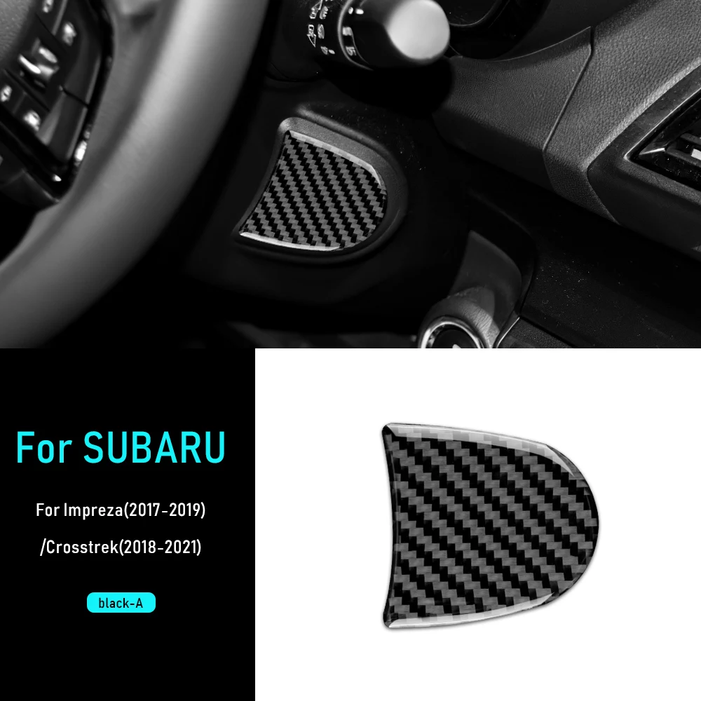Copertura Pomello Cambio In Fibra Di Carbonio Per Subaru Impreza 2017-2019 E Crosstrek 2018-2021 - Nero - Foto 11